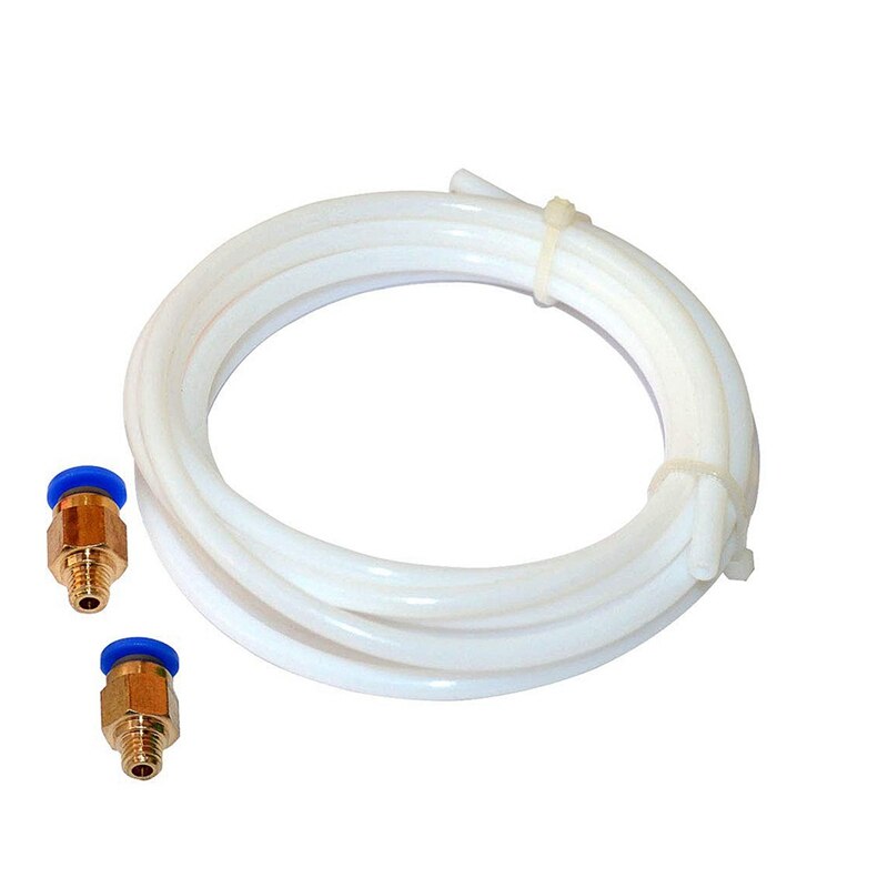 2 Meter Ptfe Teflon Bowden Rohr 1,75 Mm Filament Und Pc4-M6 drücken-in Armaturen Für 3D Drucker