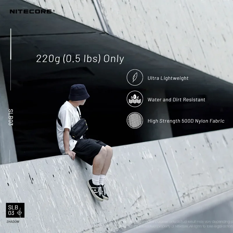 NITECORE SLB03 backpack Messenger Bag Men Shoulder Sling EDC Crossbody Bags bumbag Woman Packet Waterproof Bags