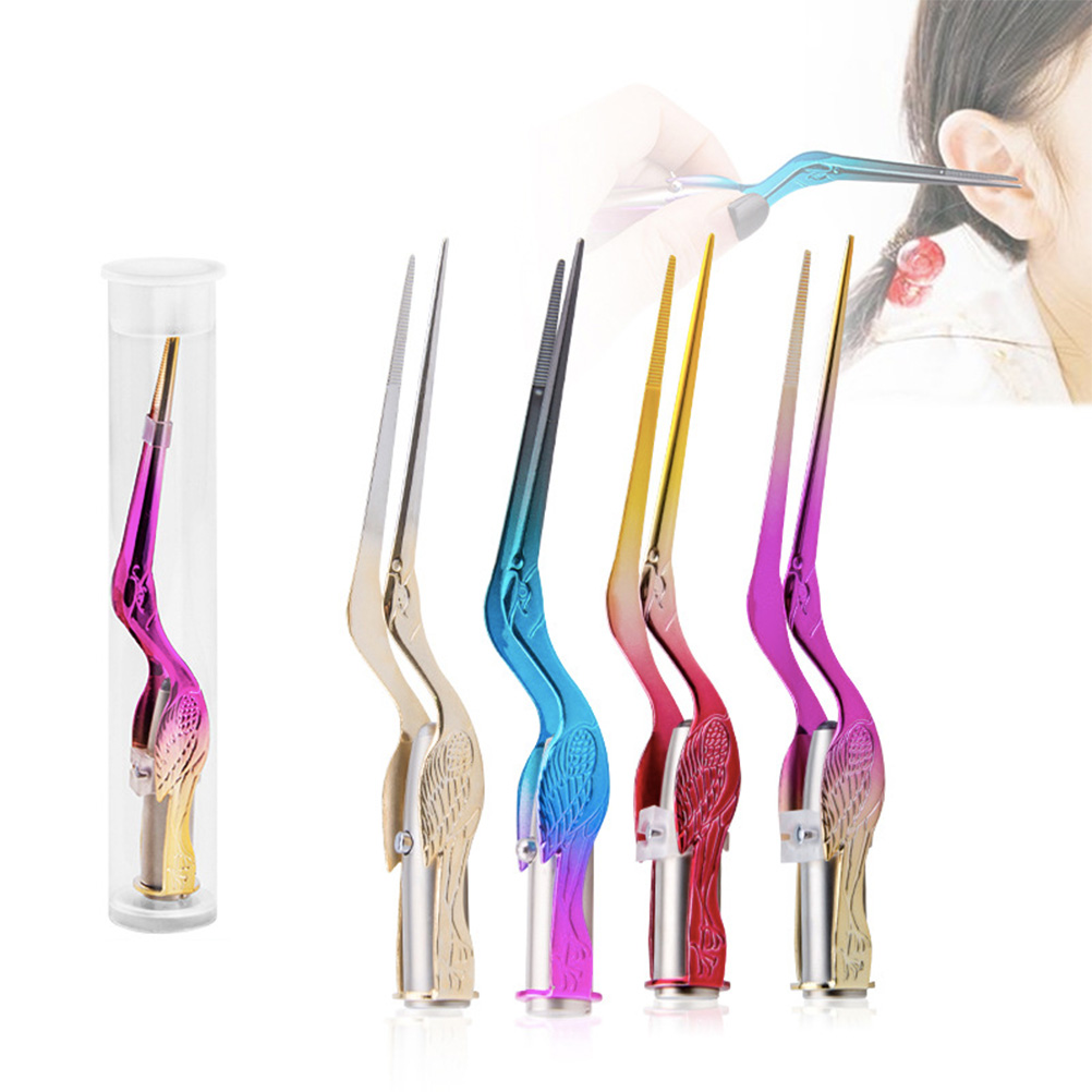 Baby Earpicks Praktische Baby Ohr Reiniger Leucht Earpick Ohrenschmalz Entfernung Earpick Sauber Werkzeug Pinzette Ohr Reiniger mit Lampe