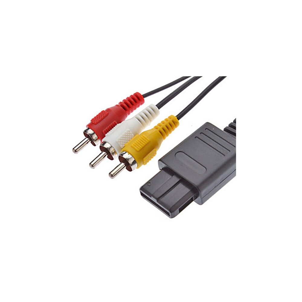 Cable N64 A/V para NS64, Cable AV A RCA para Super, Nintendo, GameCube, N64, SNES, 1,6 M