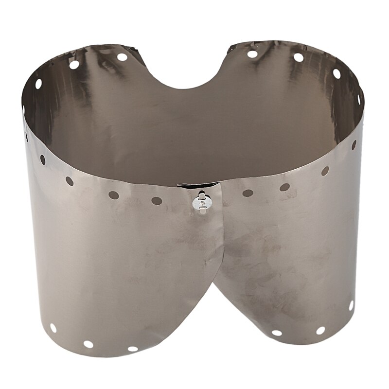 Ultra Licht Titan draussen Camping Herde Windschutzscheibe Bildschirm Winddicht Tafel-15cm