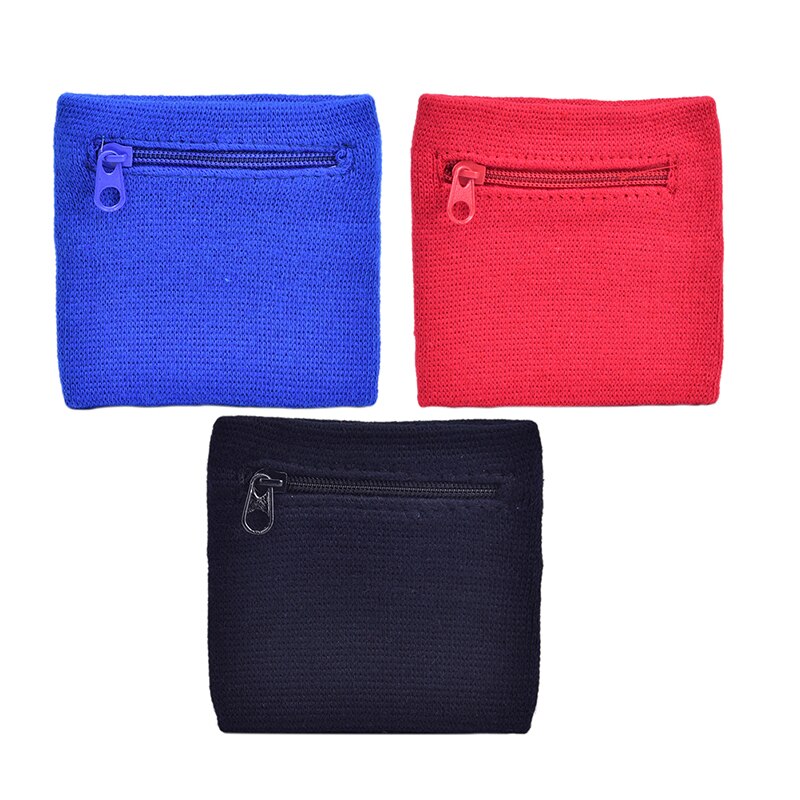 Bomull fitness løping tørke svette bytte nøkkel bag svetteabsorberende håndleddsveske