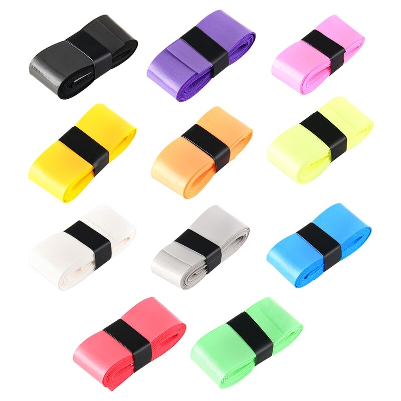 60 Pcs Tennis Racket Overgrips Anti-skid Tape Wraps Fishing Rod Badminton Racquet Non-Slip Sweatband M5TC