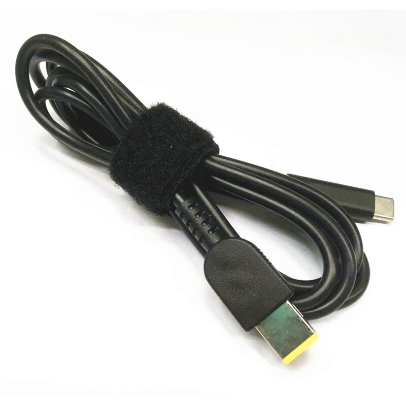 LUOLIANXIN USB-C to Slim Tip Power Cable Compatible with Lenovo Slim tip laptops (USB-C to Slim Tip Black)