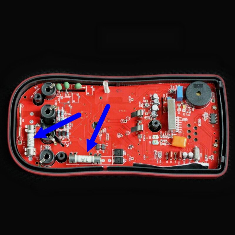4 STÜCKE UNI-T Multimeter Keramik-sicherung 10A 250 V und 1A 250 V für ut61a ut61b ut61c ut61d ut61e Digitale Multimeter