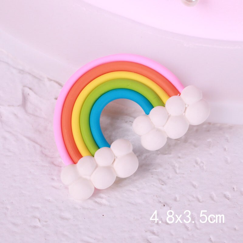 Feesttaart vlaggetjes cupcake kawaii kinderen diy decoraties ster regenboog verjaardag wolk bruiloft babyshower taarttopper: 5