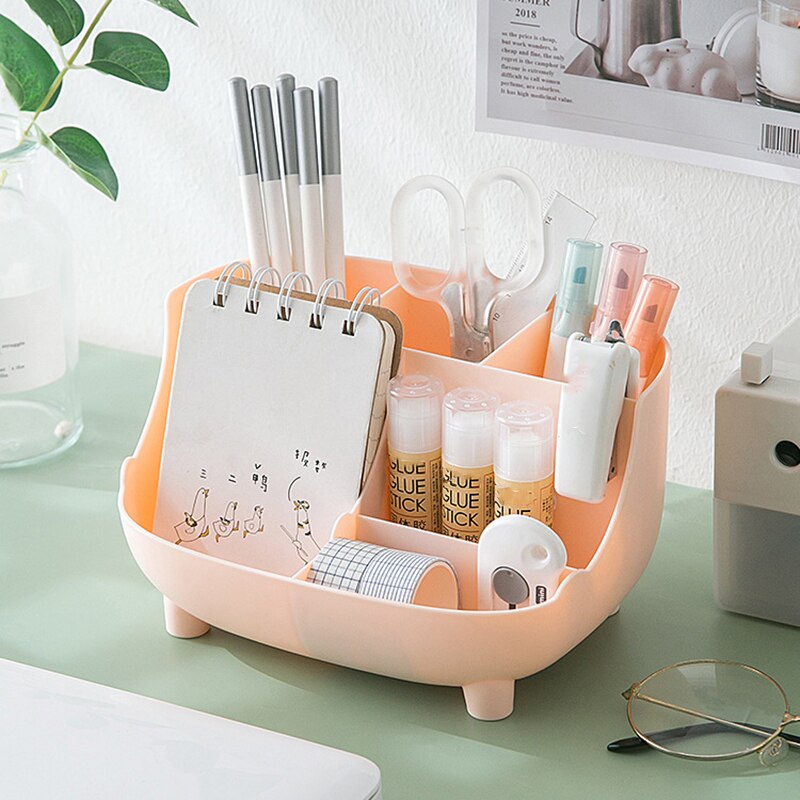 Desktop Storage Organizer for Stationery Storage with 6 Compartments Organizer Office Workspace Desktop Keeping Neat Tools