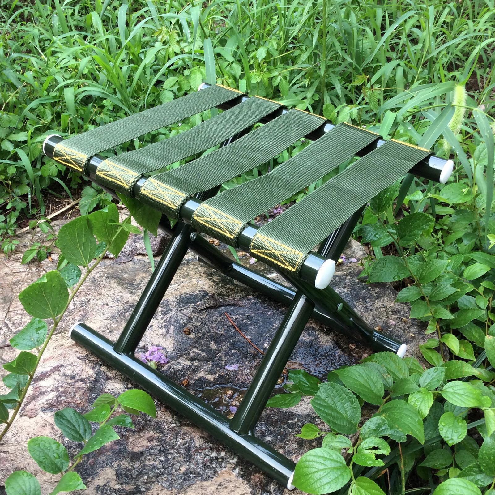 Outdoor Hiking Fishing Chair Super Strong Folding Stool Camping Picnic BBQ Stool Heavy Duty Travel Portable Chair Seat