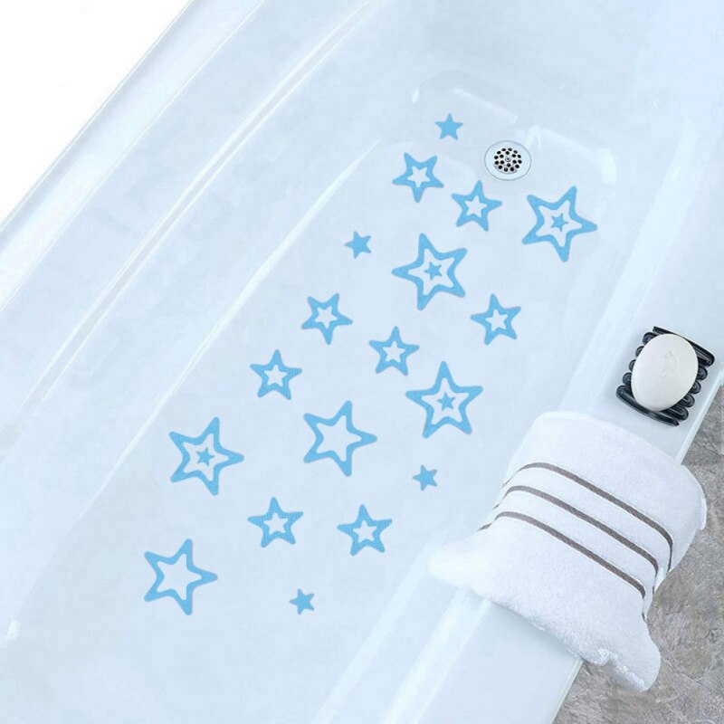 20pcs Anti-Slipping Sticker Bathtub Sticker Bathroom Non-Slipping Sticker Home Color bathroom hand-held non-slip stickers: Blue