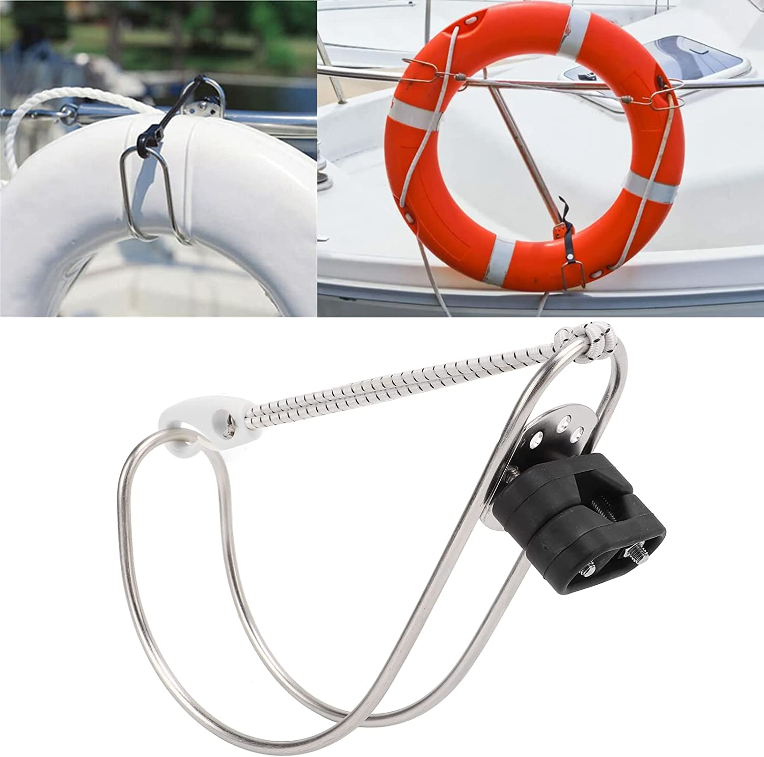 Isure Marine Boot Accessoires Roestvrij Staal Hoefijzer Reddingsboei Beugel Reddingsboeien Ring Houder
