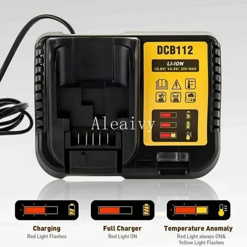 Reemplazo de batería de iones de litio Max 3,0Ah 10,8 V 12V para baterías recargables DeWalt DCB120 DCB123 DCB122 DCB127 DCB124