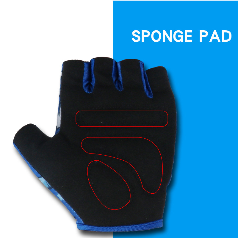 1 para dzieci dzieci pół palca rękawiczki sportowe oddychające antypoślizgowe dla rowerów wałek łyżwa skutery Góra rower 3 kolory