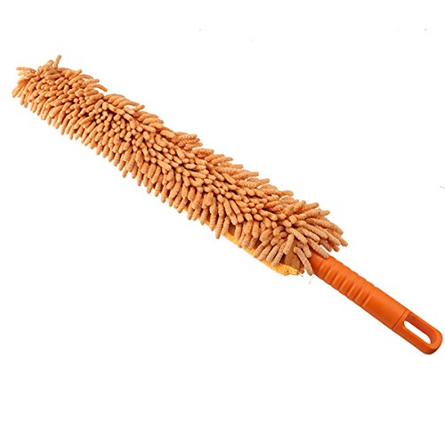 SZS Flexible Chenille Bendable Microfiber Cleaning Duster Brush Random Color