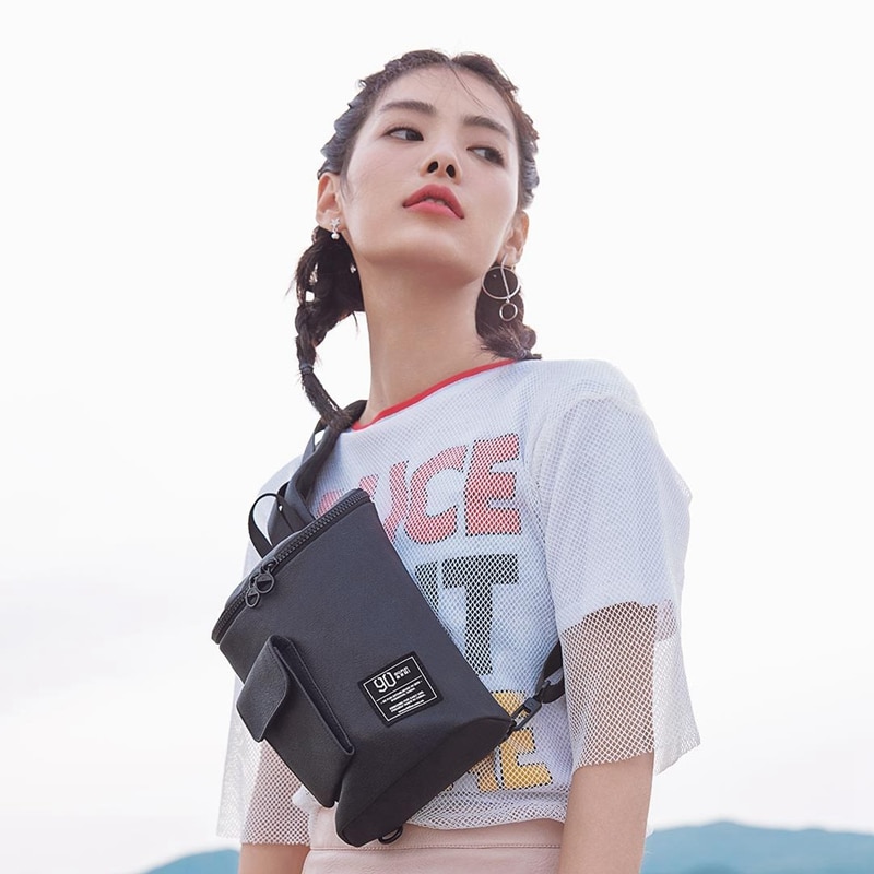 Xiaomi 90 Chic bolso de pecho de ocio mochila de para hombres y mujeres Mini bolso de hombro bandolera tipo Bombonera mochila Unisex