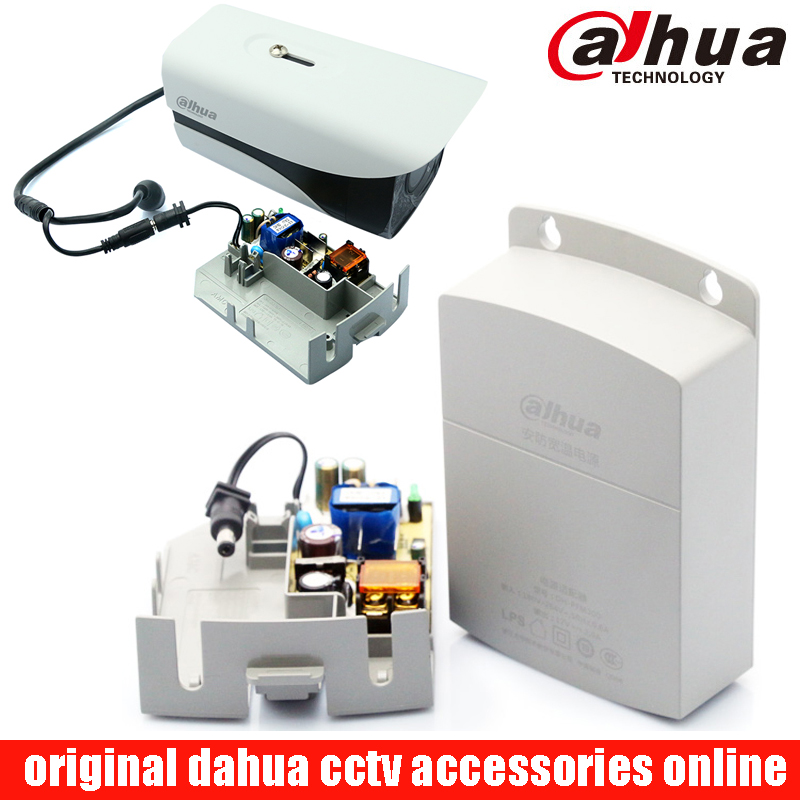 Originele dahua cctv adapter waterdichte buiten dh-pfm 300 voeding uitgang 12v 2a ingang 180 ~ 260v aan/uit schakelaar voor cctv camera