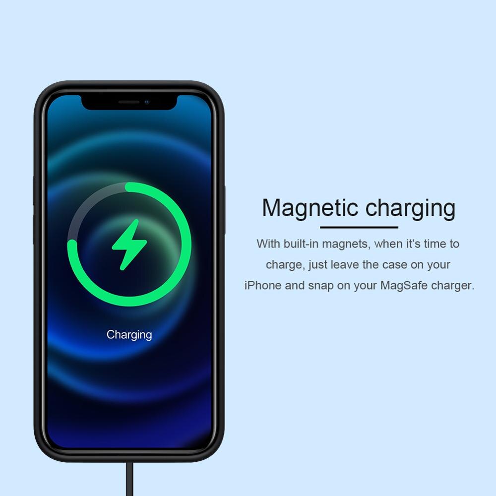 Oryginalne etui NILLKIN do iPhone 12/12 Pro Flex Pure Pro magnetyczne etui silikonowe do iPhone 12 Pro Max 12 Mini odporna na wstrząsy obudowa