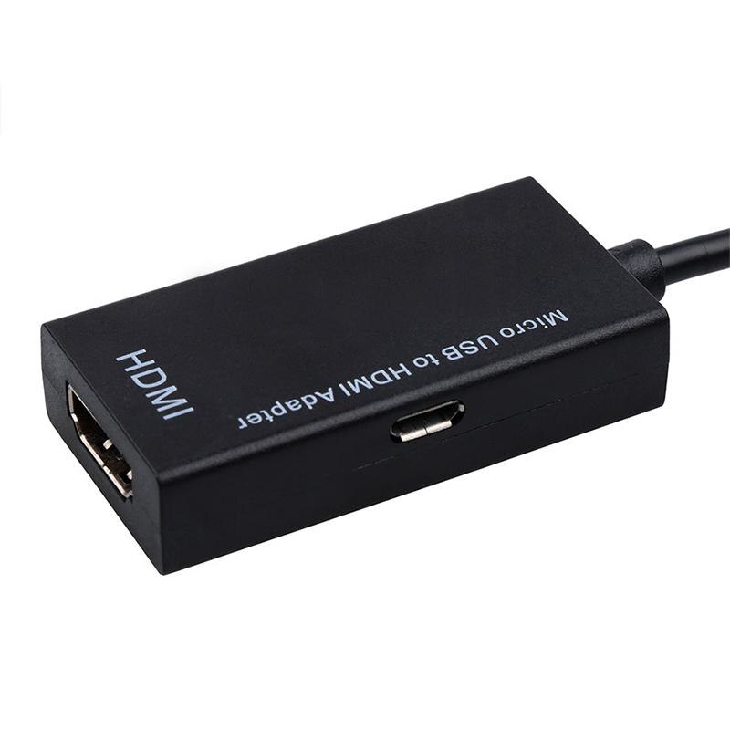 5-pin micro-USB Male Micro USB To HDMI HD Cable Converter Adapter For PC Laptop TV TV-Box And VGA Output Devices R20