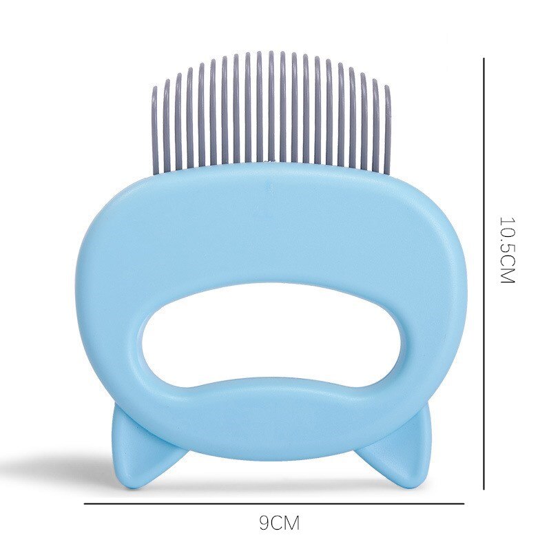 Pet Cat Comb Long Haired Short Haired Dog Dog Comb Hair Brush Puppies Kitten Comb Hair Shell Comb Pet Supplies: Blue