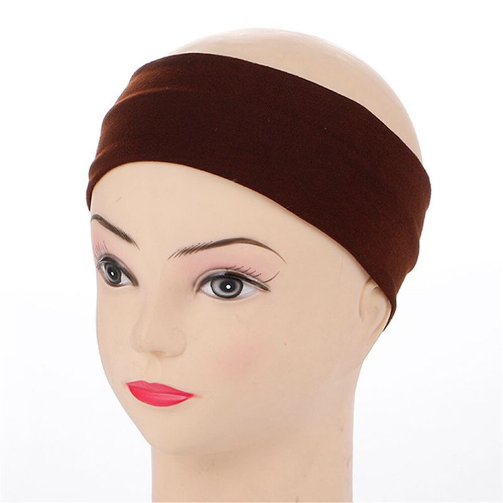 1 pc Sweat Absorb Soft Wide Cotton Elastic Headband Running Yoga Stretch Hairbands Women Girls Colorful Sports Headband
