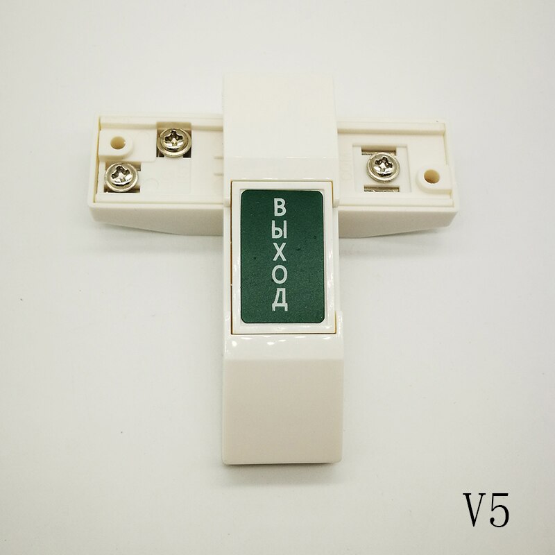 NO/NC/Com Contact Exit Button Mini size plastic access exit button Slim exit switch with back box for all kinds doors