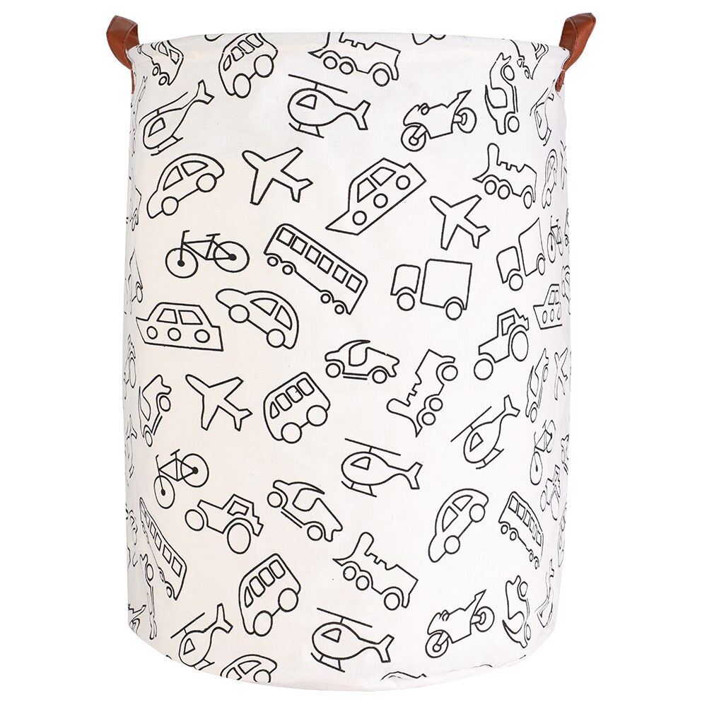 Cartoon Storage Barrel Standing Toys Folding Laundry Basket Clothing Storage Bucket Laundry Organizer Holder Pouch Household: A1 40x50cm