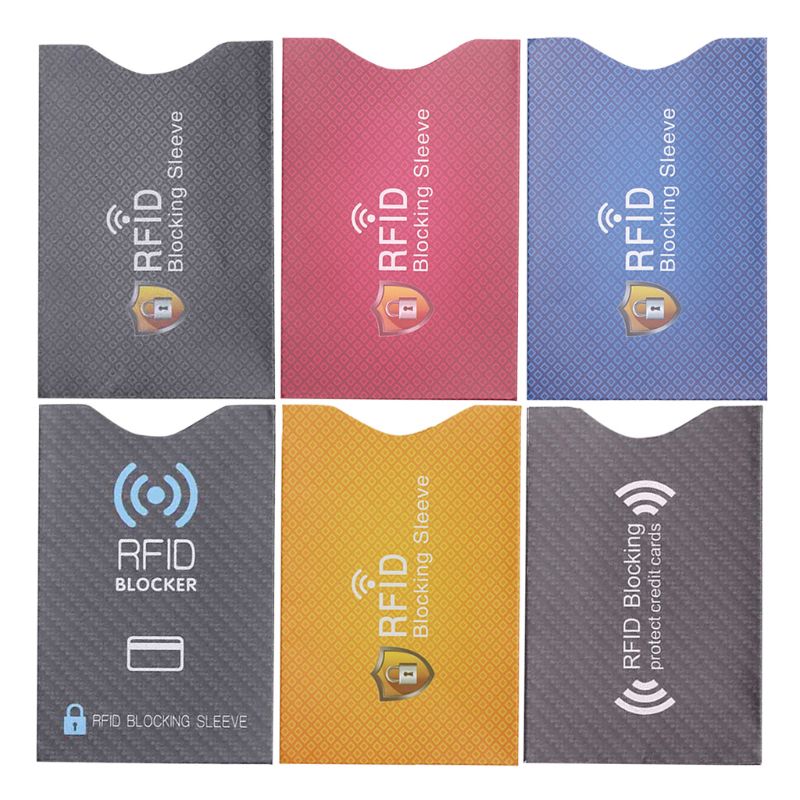 10Pcs Anti Theft for RFID Credit Card Protector Blocking Sleeve Skin Case Cover