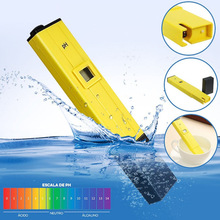 Bærbar høj nøjagtighed lcd digital ph meter tester pen til vand mad akvarie pool hydroponics vin urin ph detektor monitor