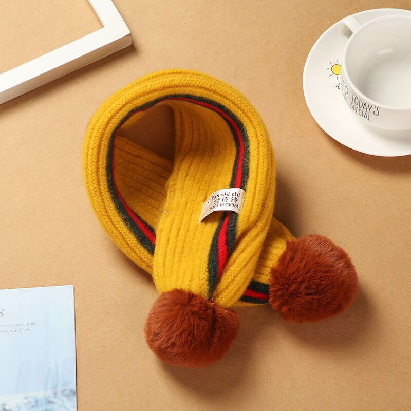 Baby Sjaals Meisjes Gebreide Sjaals Cartoon Katoen Sjaals Jongens Warme Herfst En Winter Verdikte Baby Sjaals: 3