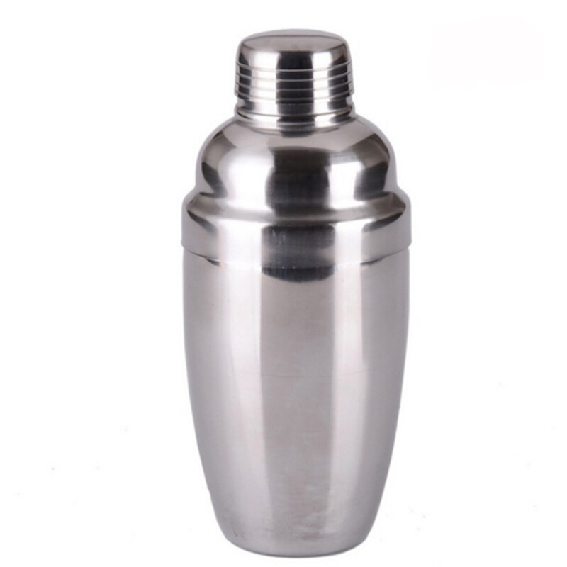 1PC Cocktail Shaker Home Bar Appliance Stainless Steel Shaker Cup Wine Drink Blender Shaker Bottle: 250ml