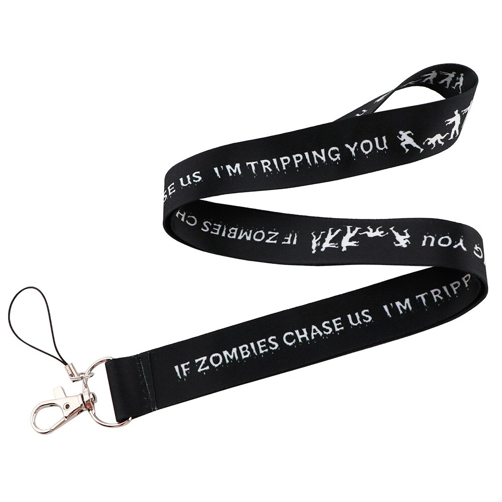 CA210 Warning Sign Lanyards Cool Neck Strap Phone Keys ID Card Holder Lanyard For Keys DIY Hanging Rope Lanyards: 6