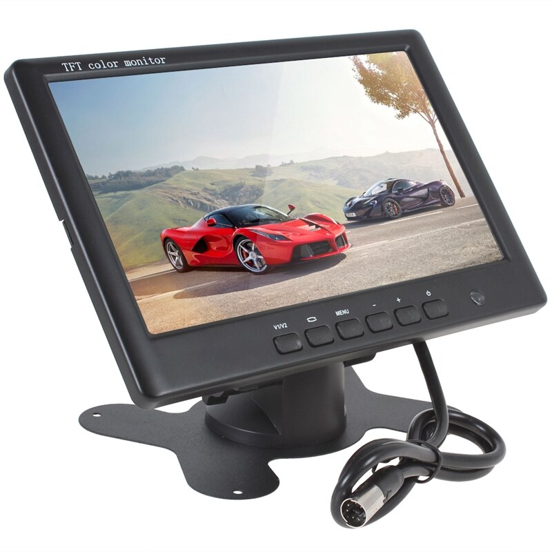Auto Display 7 Inch Auto AV2 Interface 2 Manier Reverse Prioriteit Display