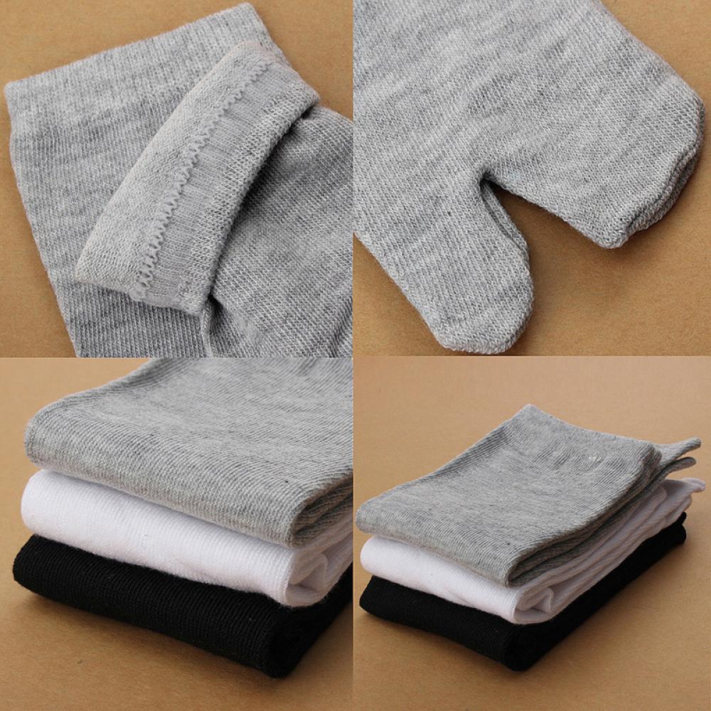 Calcetines tobilleros de estilo Kimono japonés para hombre y mujer, calcetín Unisex de , con punta dividida, 1 par