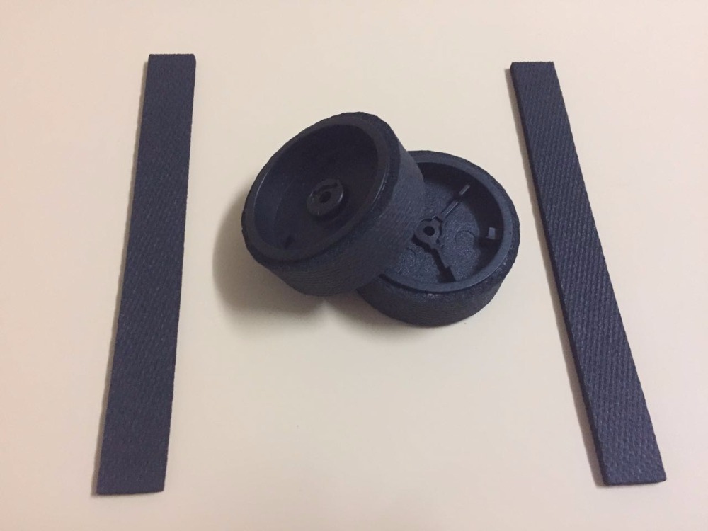 2 Original-Zauberer Räder + 2 Rad Reifen/Reifen für iRobot braava 380 380 t 320 390 381 390 T Minze Plus 4200 5200C Ersatz teile