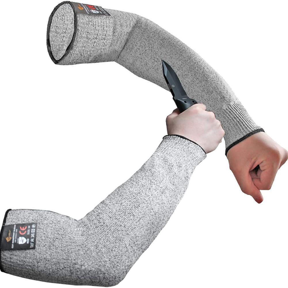 1pcs Safety Arm Sleeve Guard Durable Anti Cut Cut-Resistant Gloves Arm Wrist Guard Bracers for Sport Drive Work Outdoor Wear