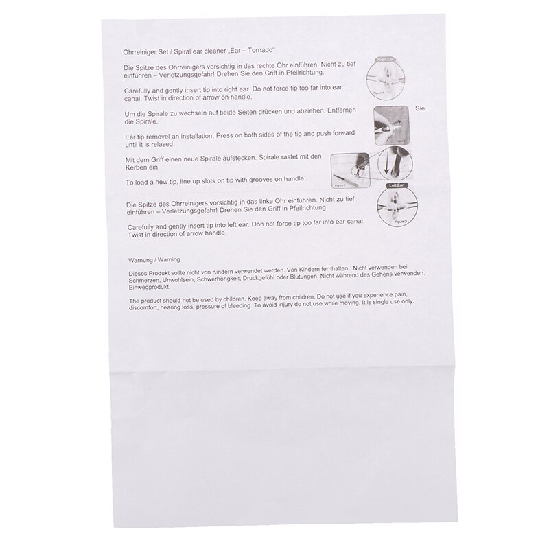 16 Tips Easy Earwax Removal Soft Spiral Cleaner Smart Ear Cleaner Earpick Swab With 1pc Earwax Remover Handle