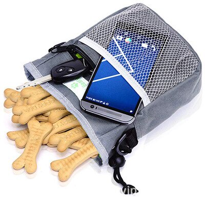 Portable Pet Dog Treat Bag Training Belt Pocket Bag Puppy Snack Reward Waist Bag for Outdoor Aids Pouch food container pouch