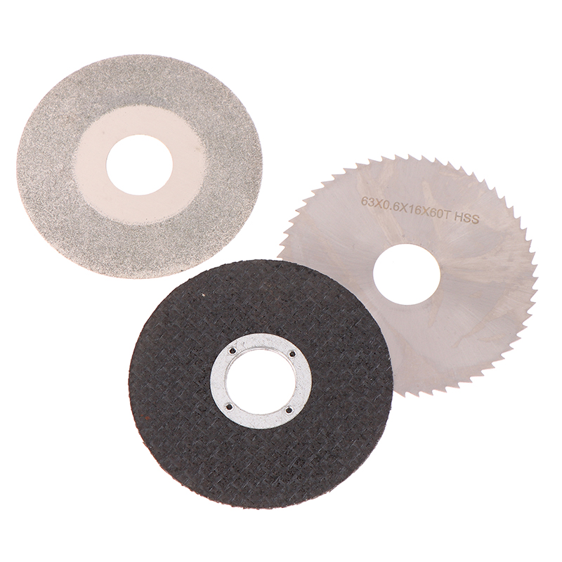Mini multifunctioneel tafelzaagblad 2.5 inch diameter 63mm amaril harszaagblad elektrisch zaagblad doe-het-zelf elektrisch gereedschap