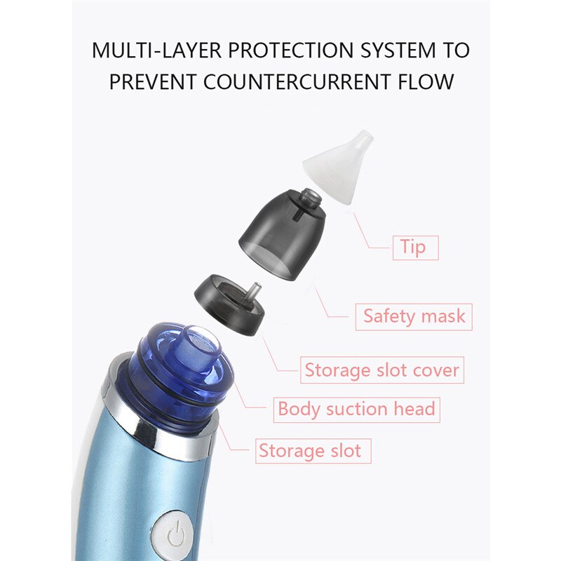 CYSINCOS aspirador Nasal de bebé seguro y eléctrico limpiador de nariz higiénico cuidado de la nariz del bebé punta de la nariz succionador Oral para recién nacidos