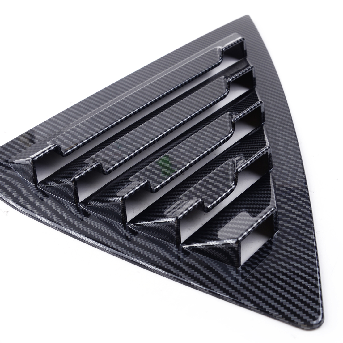 CITALL Carbon Fiber Black Style Auto Rear Window Louver Vent Cover Fit For Nissan Sentra Sedan