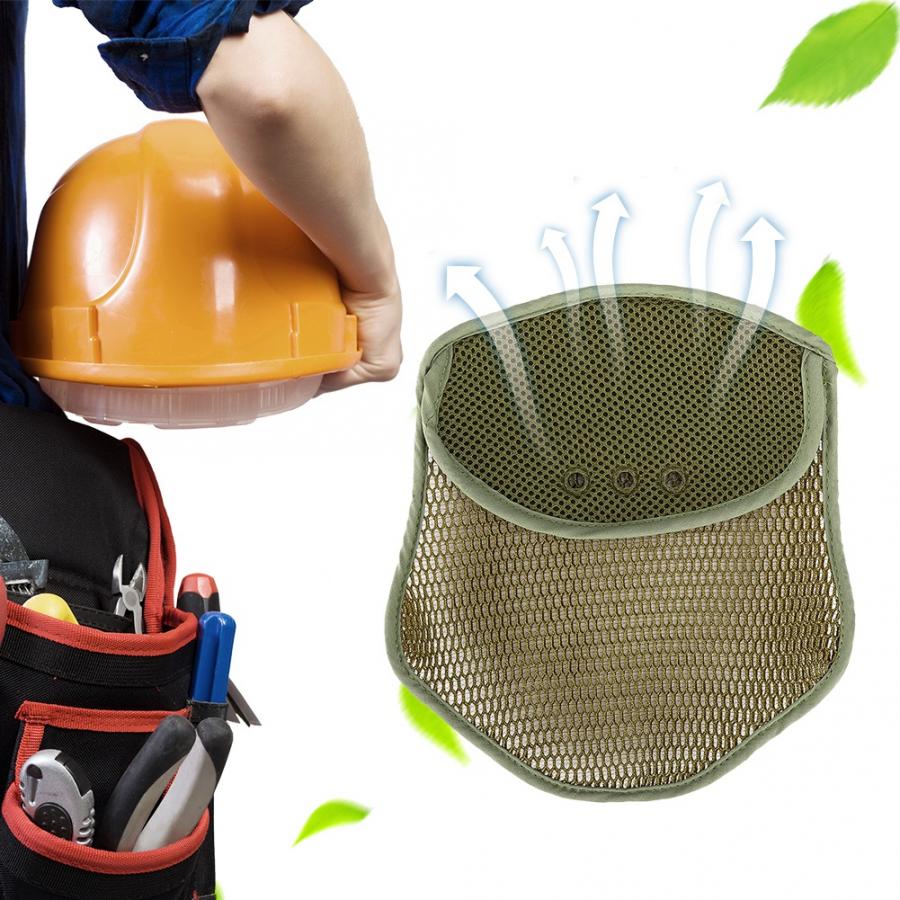 2pcs Safety Working Hard Hat Mesh Liner Moisture Absorption Perspiration Helmet Lining Safety Helmet Liner