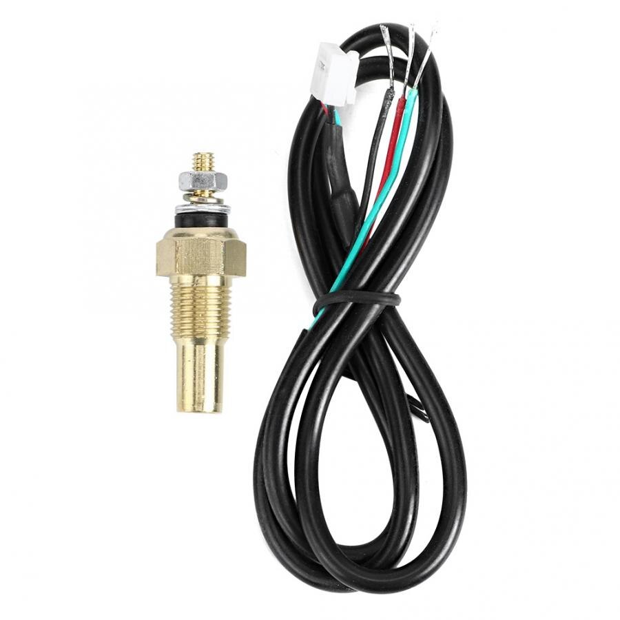 52 Mm/2.0in Auto Olie Temperatuurmeter Digitale Display Stappenmotor Gas Temperatuur Meter Auto Accessoires