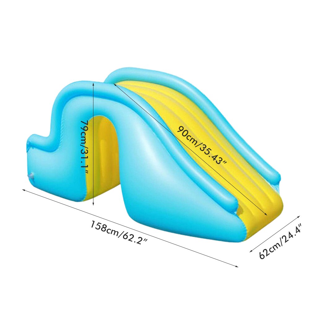 Aufblasbare Wasser Rutsche Schwimmbad Rutsche Sommer Schwimmbad Lieferungen freundlicher Wasser Spielen Spielzeug für draussen drinnen