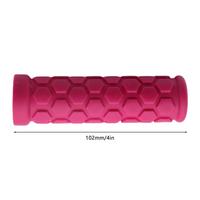 Manopole per manubrio della bicicletta Protezione per le mani in gomma per bici Copertura per impugnatura Accessori per ciclismo per scooter Triciclo BMX MTB Beach Cruiser: Rosso