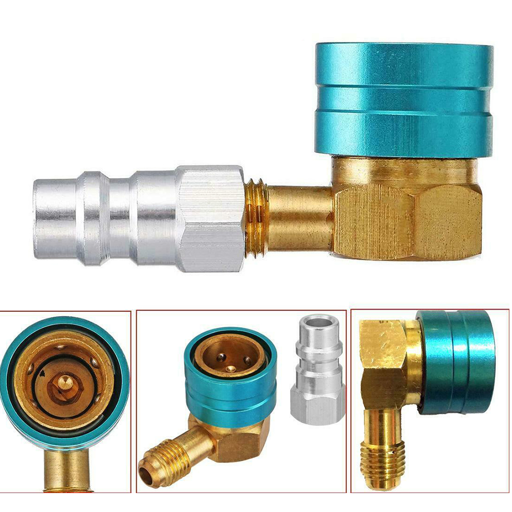 Adapter Airconditioning Auto Auto Connector Professionele Snelkoppeling Fittings Aluminium Stabiel Deel Conversie Lage Kant
