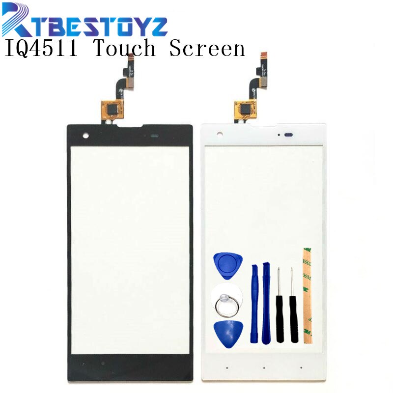 RTBESTOYZ Touchscreen Digitizer Für Fly IQ 4511 Tornado Eine Octa Touchscreen Fly IQ4511 Touch Sensor Panel Glas Objektiv