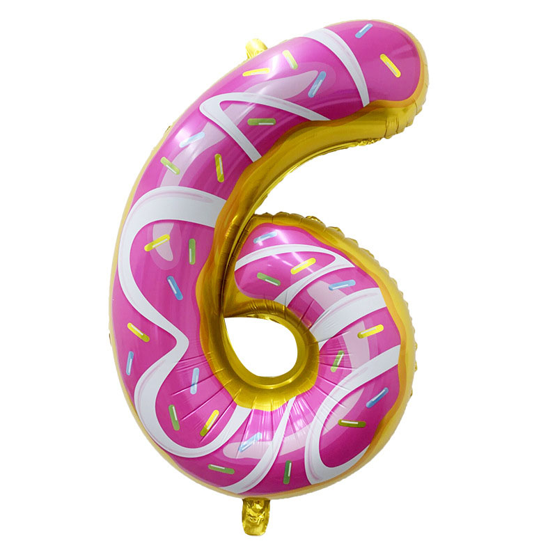 32 Inch Doughnut Number Balloons Digit Helium Balloon Birthday Party Wedding Anniversary Decorations Figure Ballon: CAMOUFLAGE