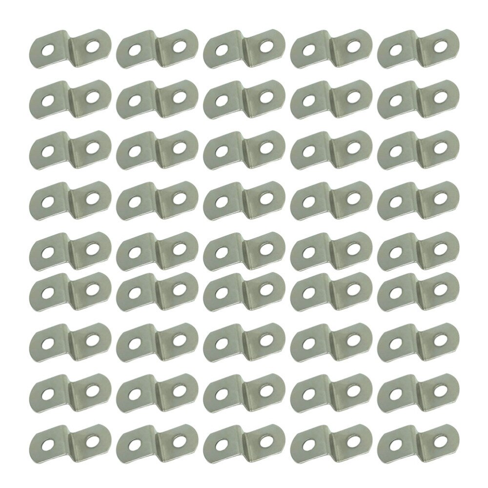 120pcs Trapezoid Table Z Clips Photo Frame and Table Metal Fasteners