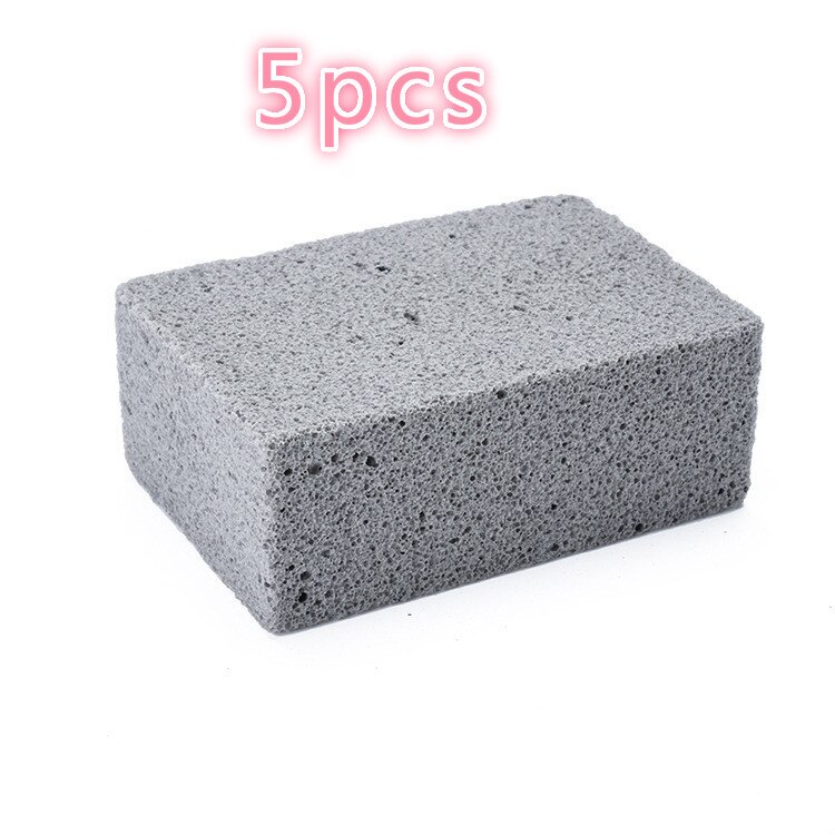Skrobak robić grilla pumeks grill odkurzacz cegła kamienna blok robić czyszczenia zestaw robić grilla Griddle Handheld cegła gadżety kuchenne akcesoria narzędzie: 5szt
