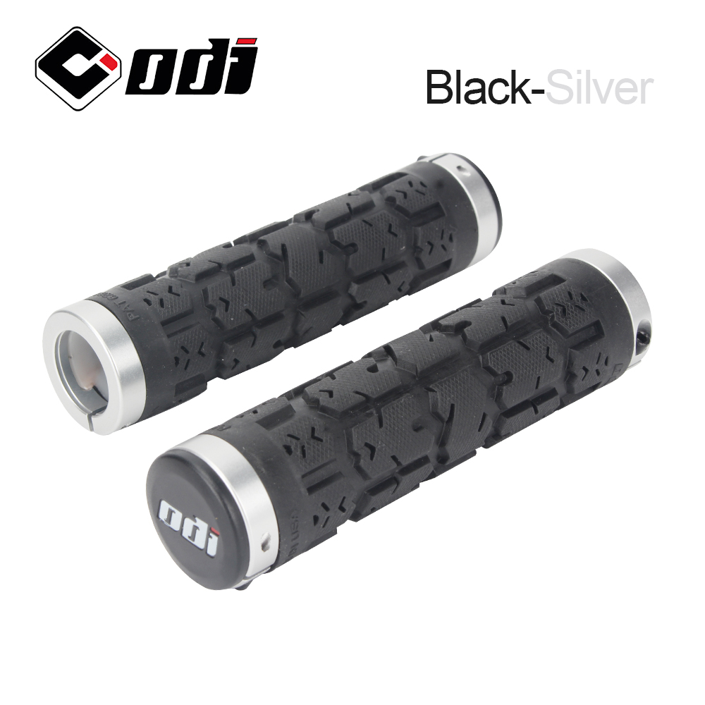 ODI RG01 Bicycle Handlebar Grips Rogue Lock-on Anti-Slip Shock Absorption Handle Cover Double Locking for MTB/Road Bike Parts: Brown