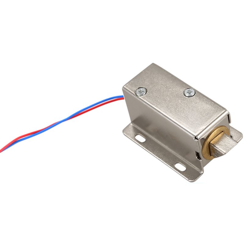 Electric lock door solenoid valve Silver